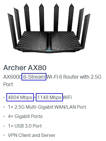 Router Stream Specifications